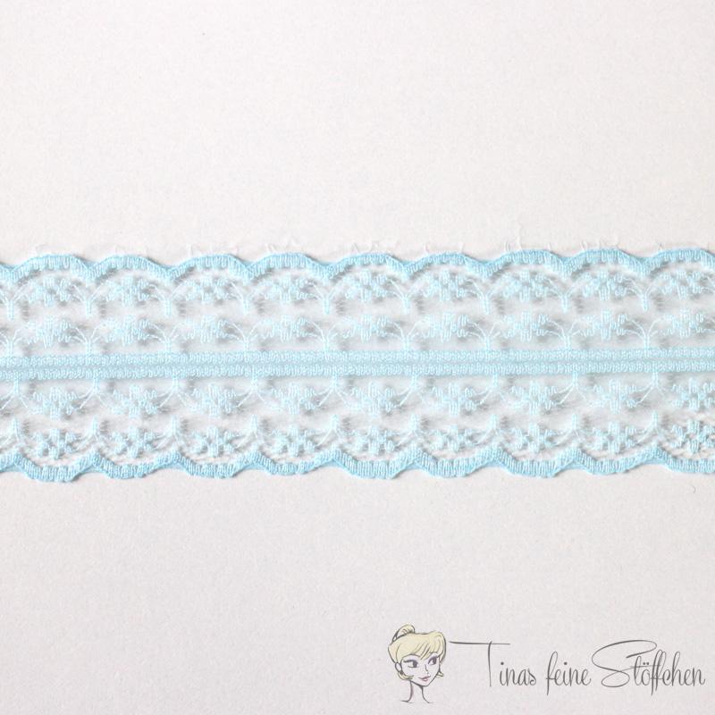 4,5cm lace ribbon light blue