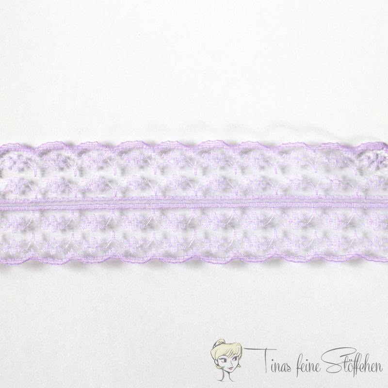 4,5cm lace ribbon purple