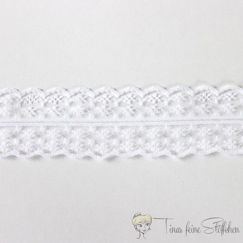 4,5cm lace ribbon white