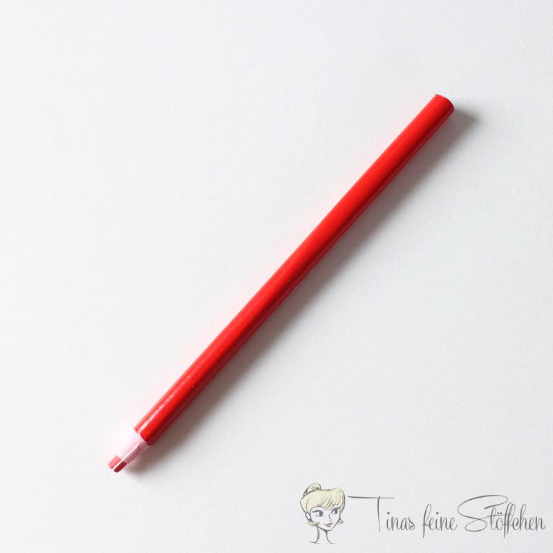 Tailor's chalk red as pencil