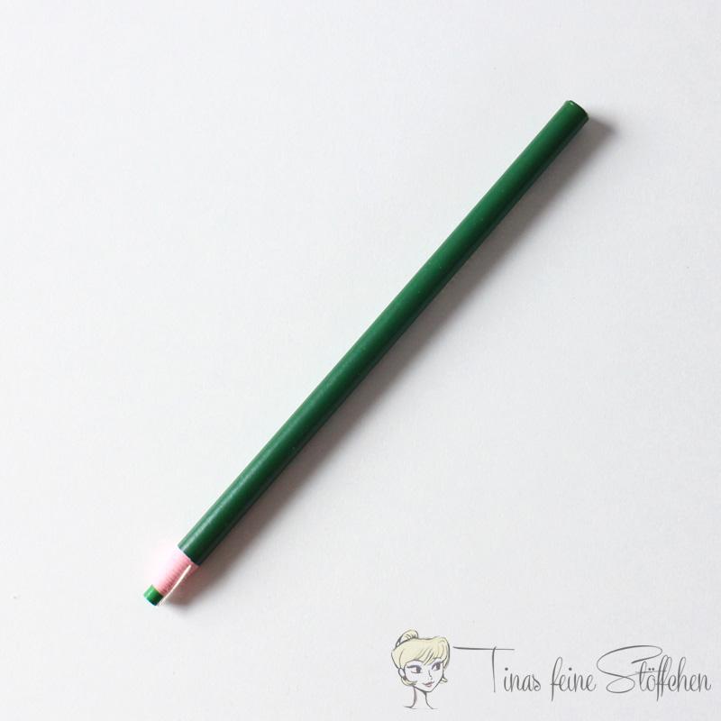 Tailor's chalk green as pencil