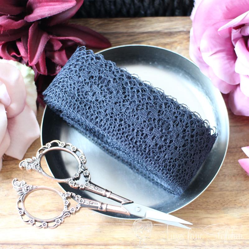 Lace tape black - 40mm width