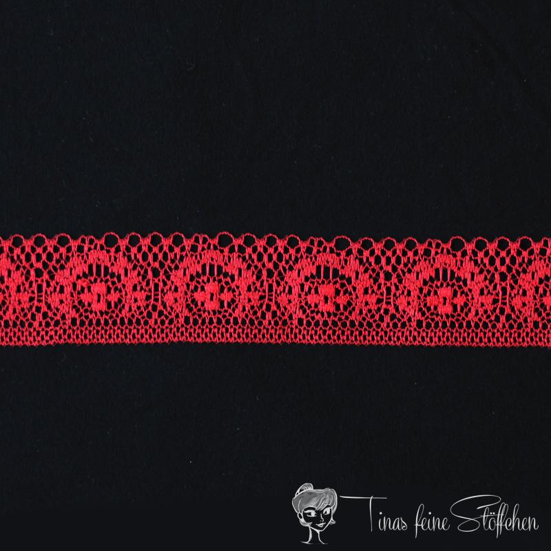 Lace tape red - 40mm width