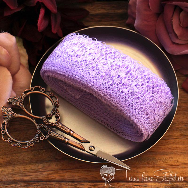 Lace tape purple - 40mm width