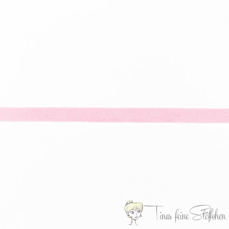 Cotton twill tape 10mm light pink