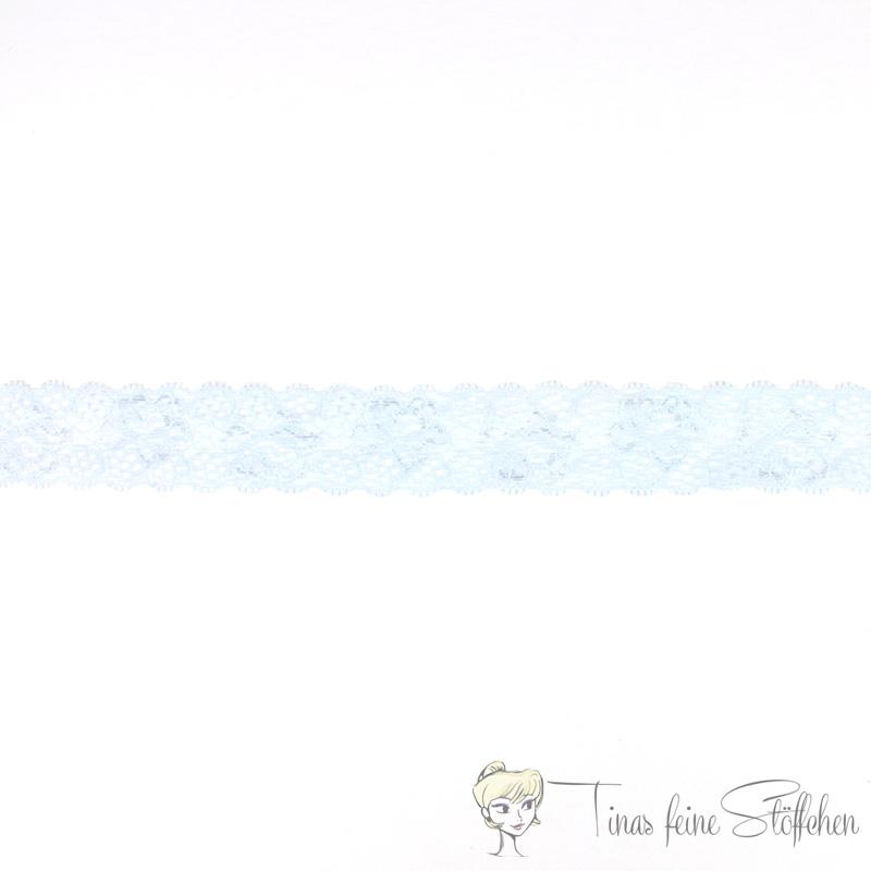 Stretch lace band light blue 35mm