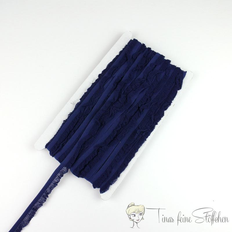 Stretch lace band navy 13mm