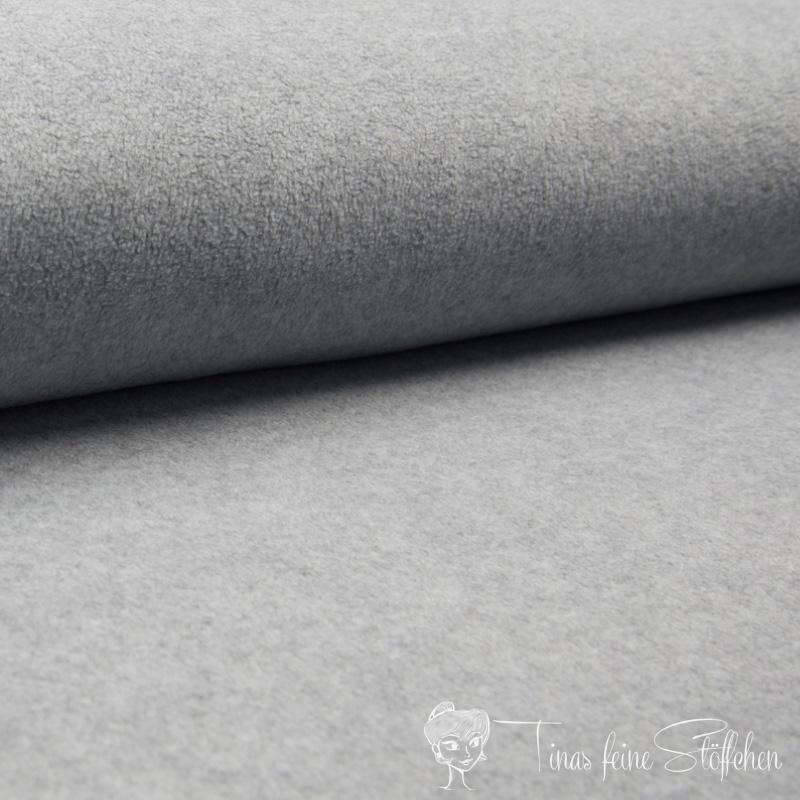 0,5 meter polar fleece light grey melange