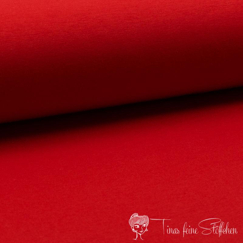 0,5 Meter Sommersweat/French Terry brushed - Uni red