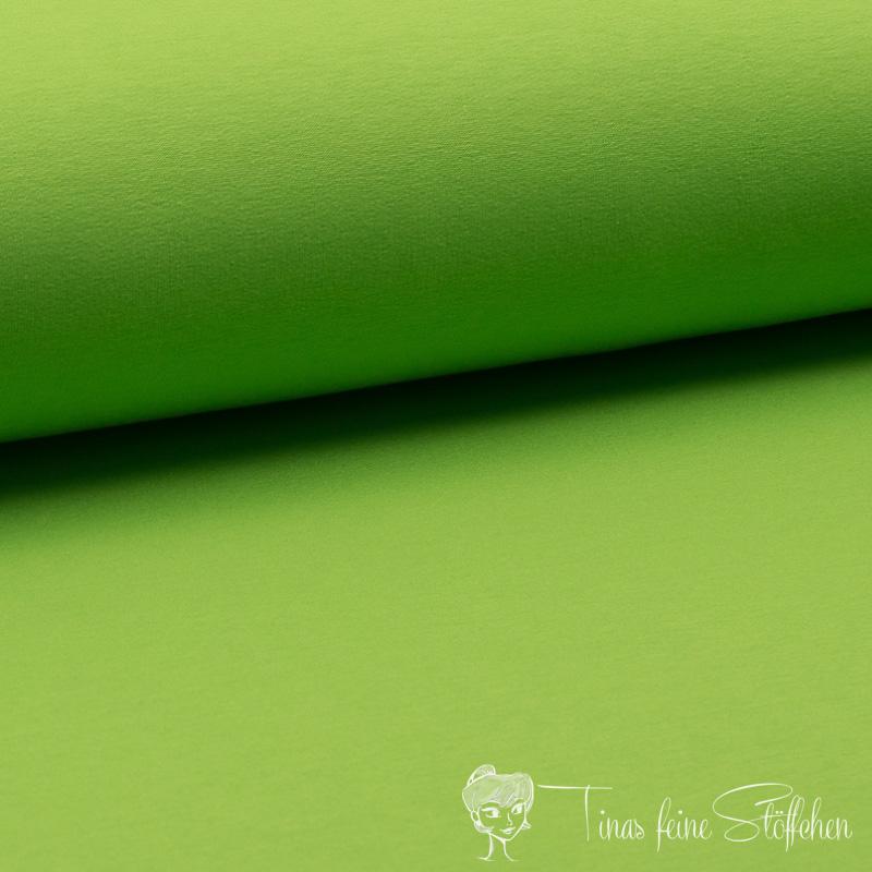 0,5 Meter Sommersweat/French Terry brushed - Uni lime