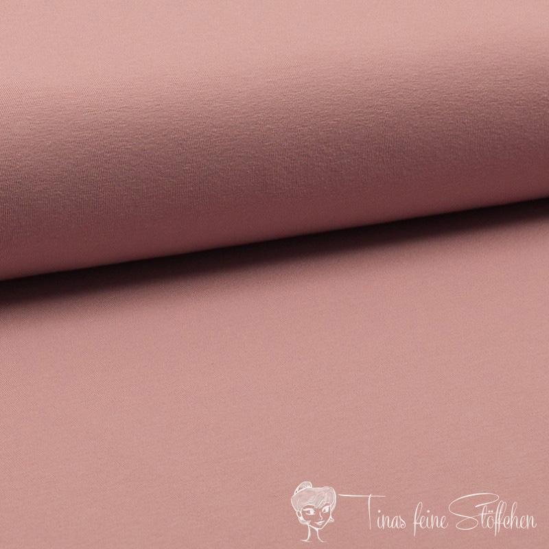 0,5 meter cotton jersey Uni dusty pink