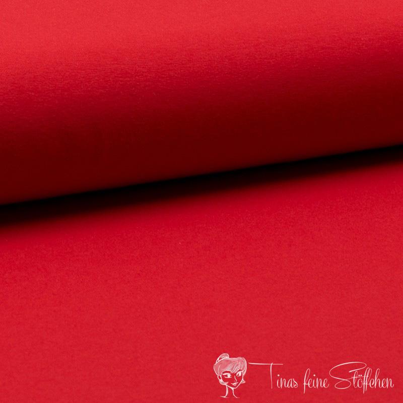 0,5 meter cotton jersey Uni red