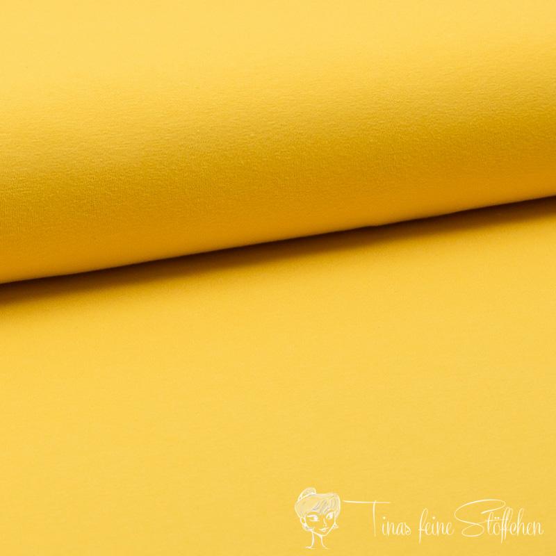 0,5 meter cotton jersey Uni yellow