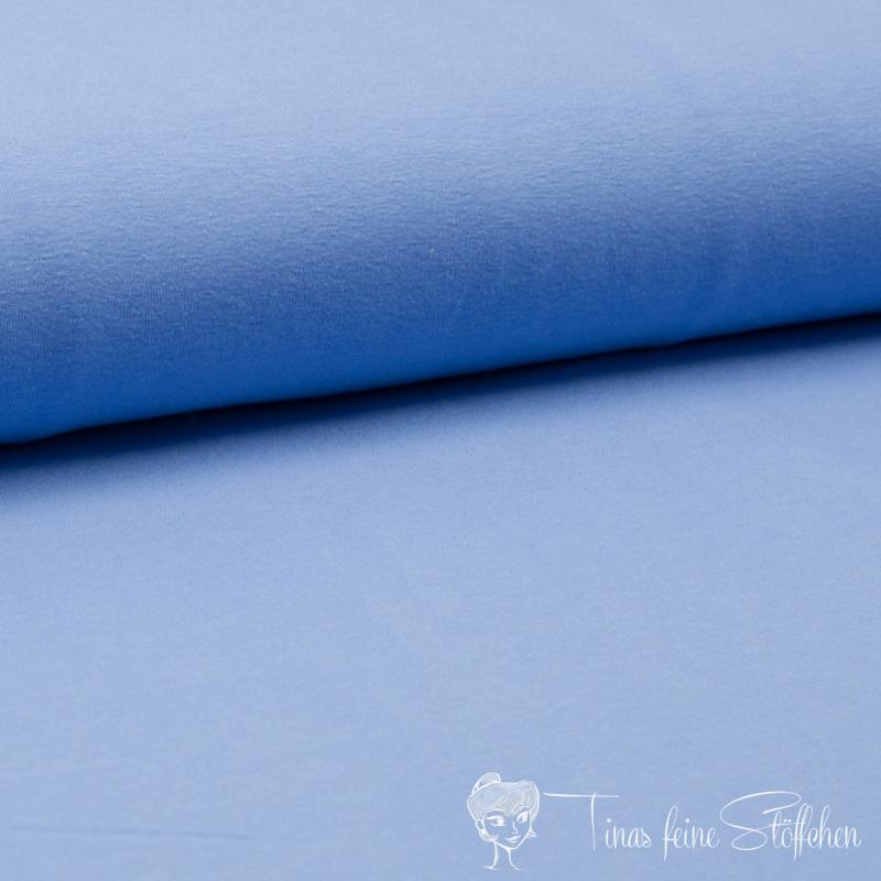 0,5 meter cotton jersey Uni sky blue