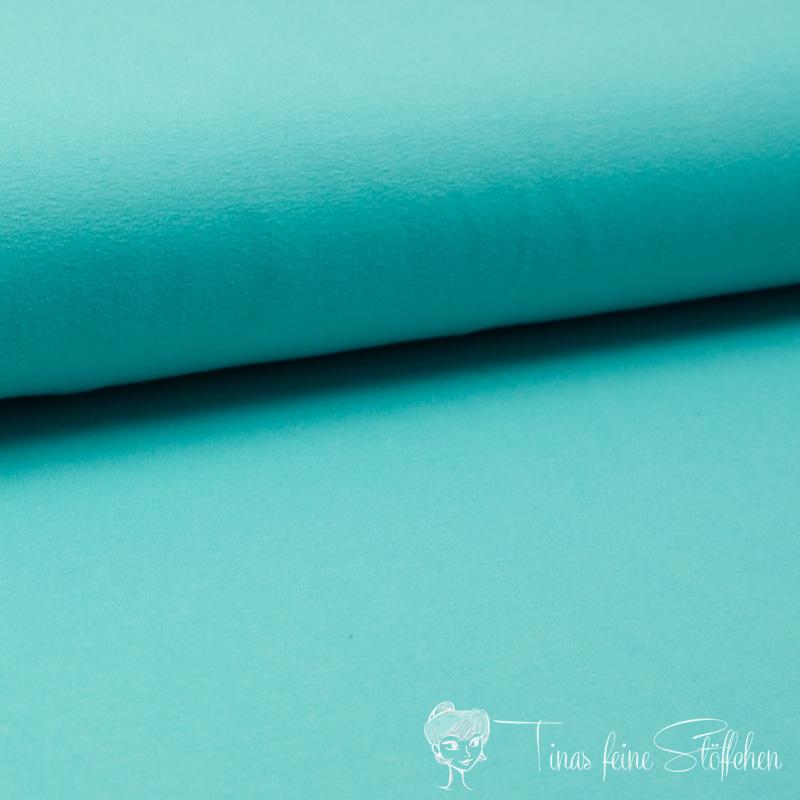 0,5 meter cotton jersey Uni light aqua