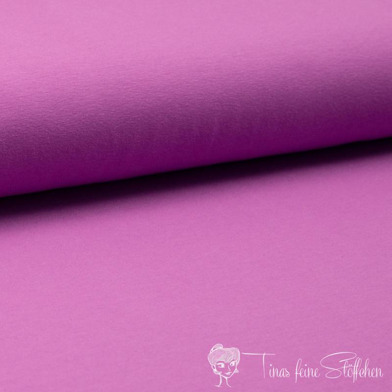 0,5 meter cotton jersey Uni purple