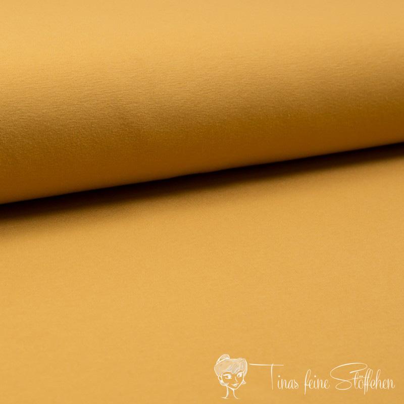 0,5 meter cotton jersey Uni ochre