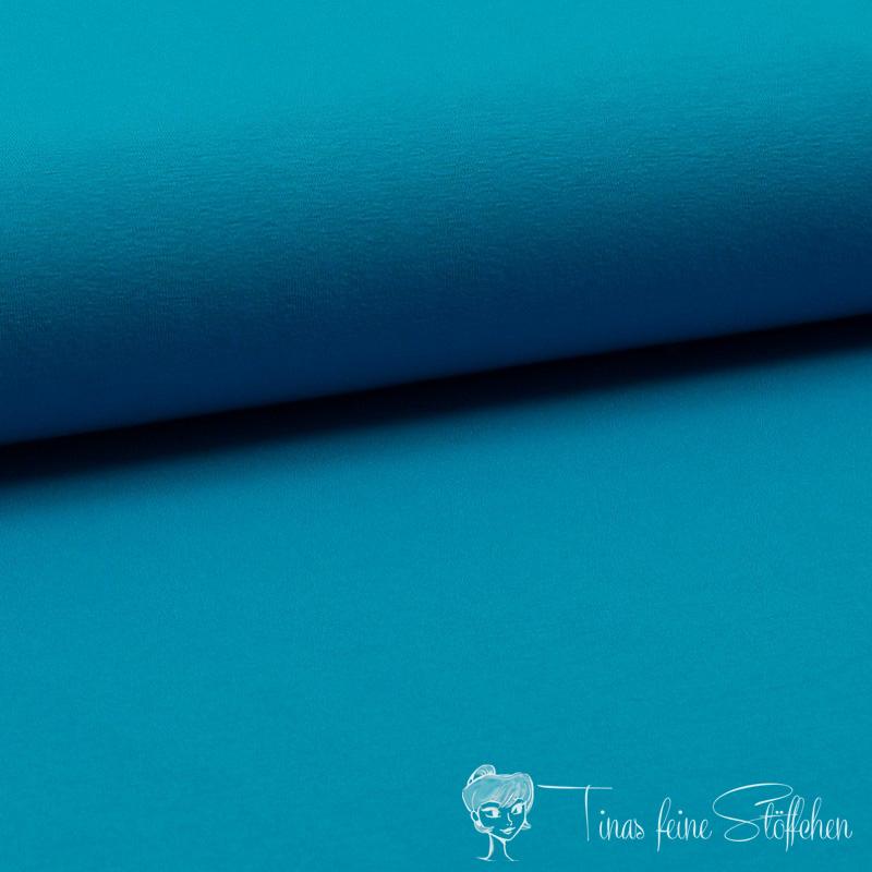 0,5 meter cotton jersey Uni aqua