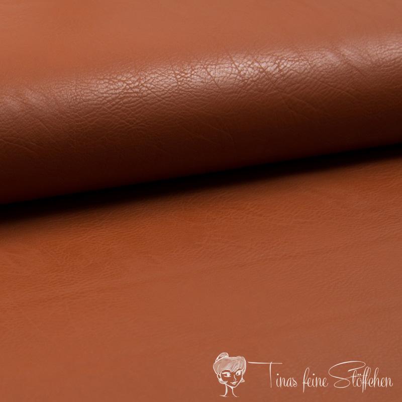 0,5 Meter Vintage imitation leather cognac