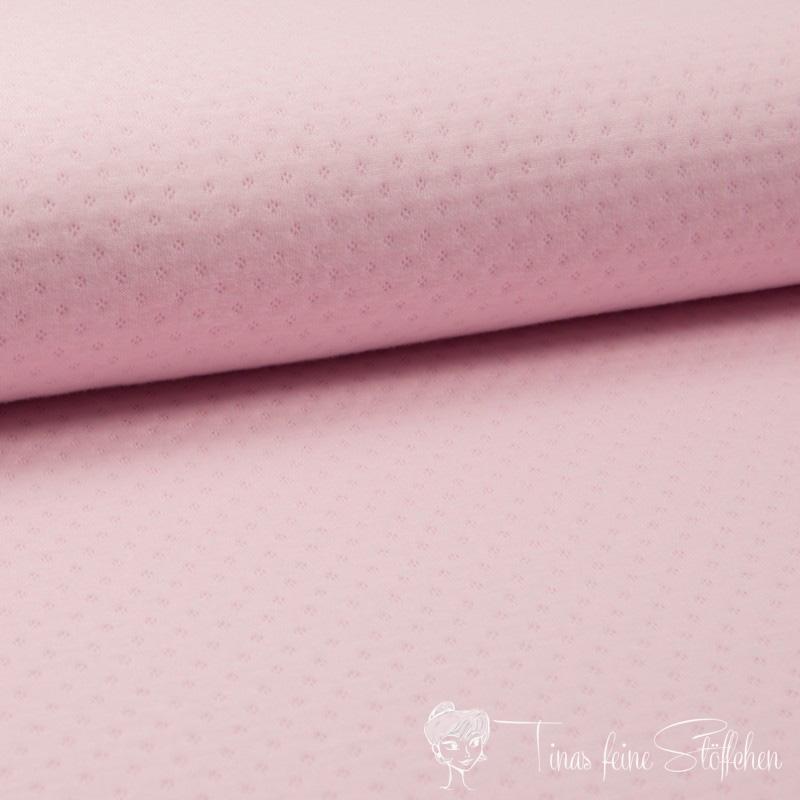 0,5 meter cotton quilted Ajour pink