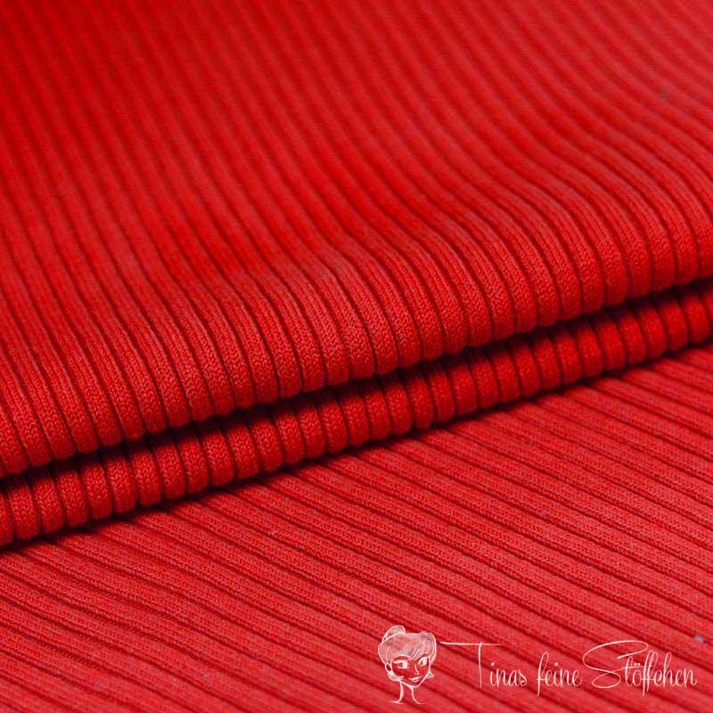 0,5 meter cuff heavy rib Uni red