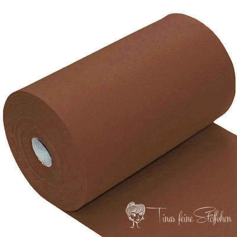 0,5 meter cuff rib rib Uni light brown