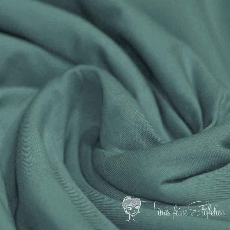 0,5 meter cotton jersey Uni dusty green