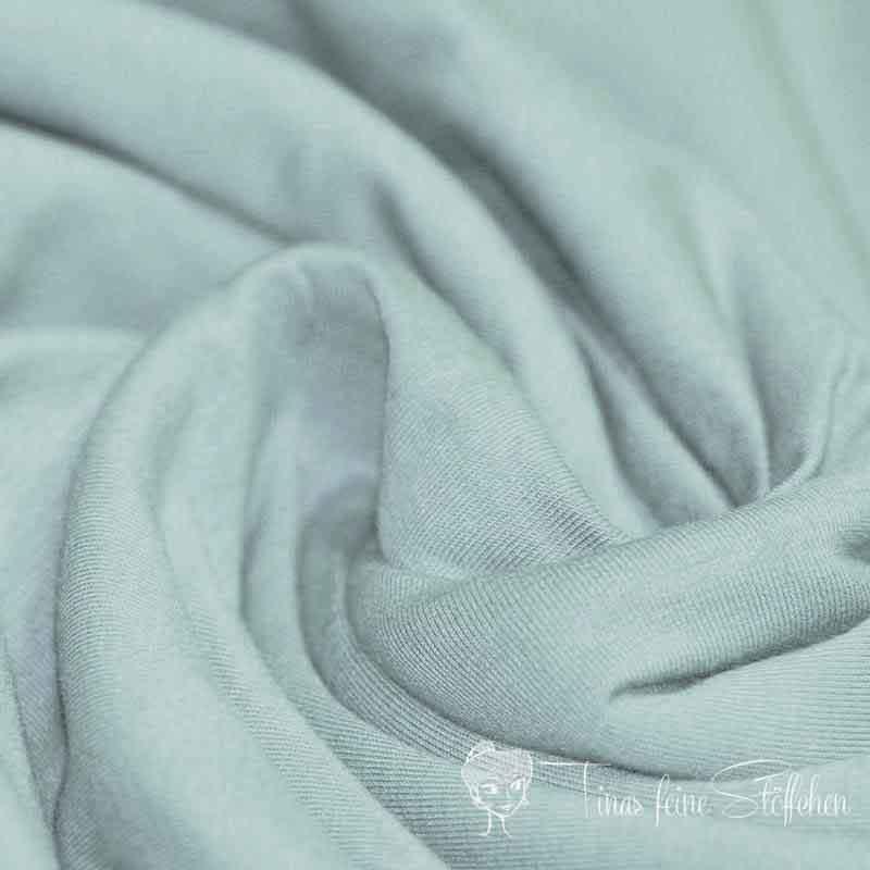 0,5 meter cotton jersey Uni sea green