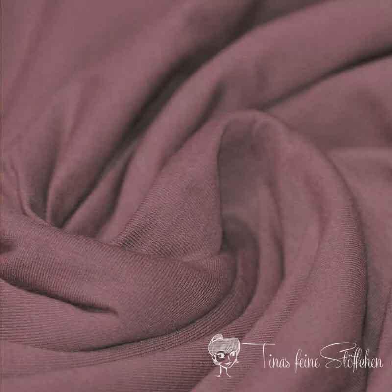 0,5 meter cotton jersey Uni mauve