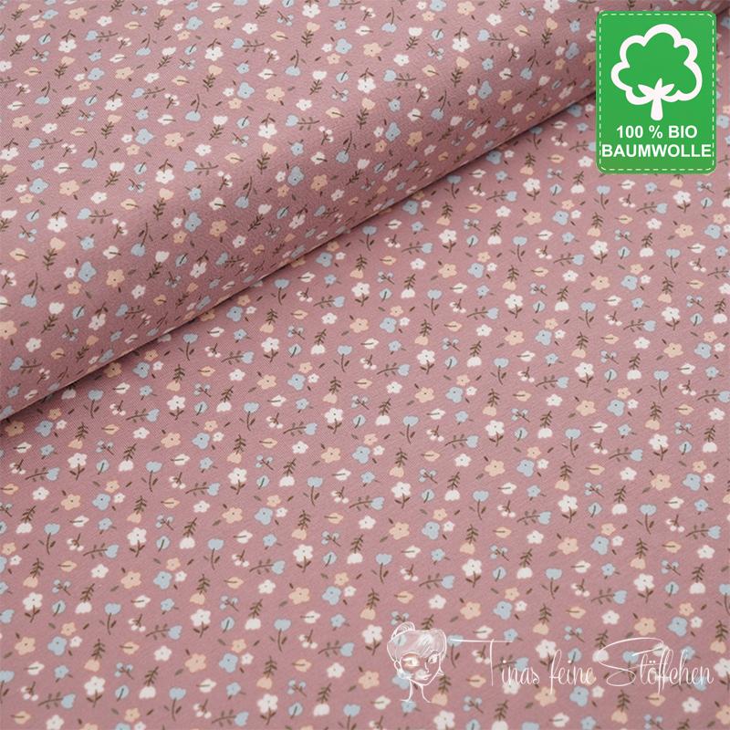 0,5 meter organic cotton jersey Lieselottchen pink